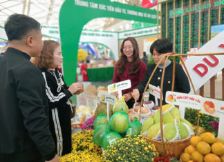 The Can Tho City booth at the First Glorious Spring Fair 2026 attracted a large number of visitors